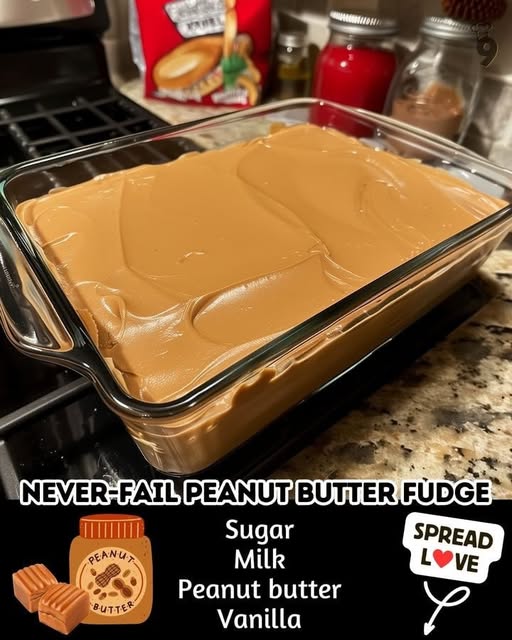 4 Ingredient Peanut Butter Fudge 1