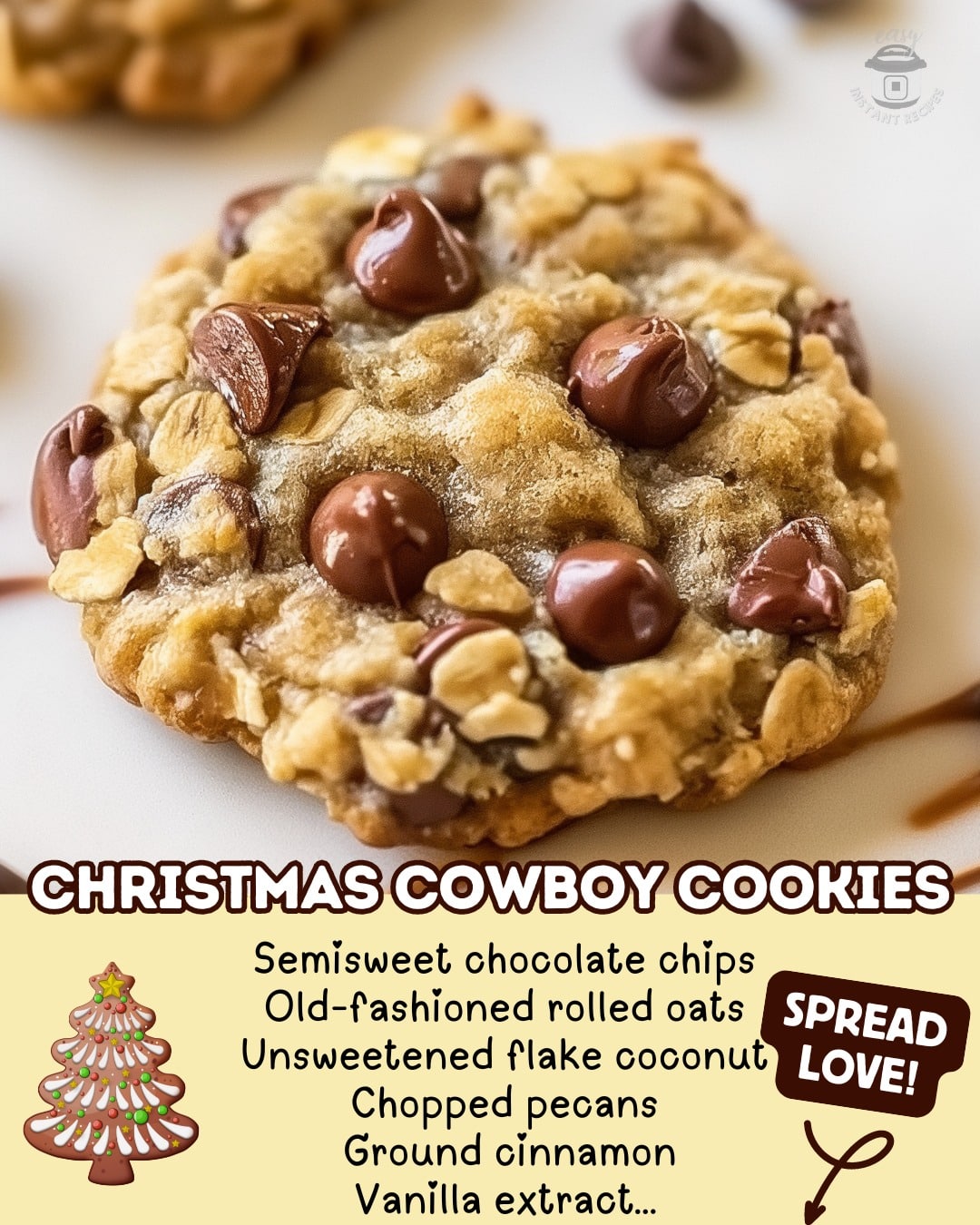 Christmas Cowboy Cookies
