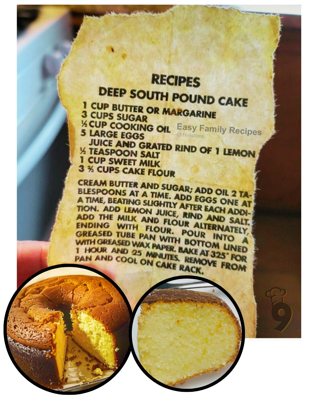 Deep South Pound Cake 1