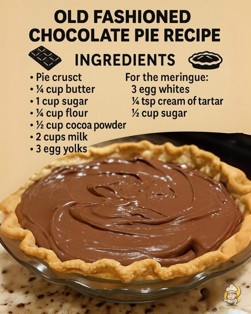 Old Fashioned Chocolate Pie 2 IMG 0062