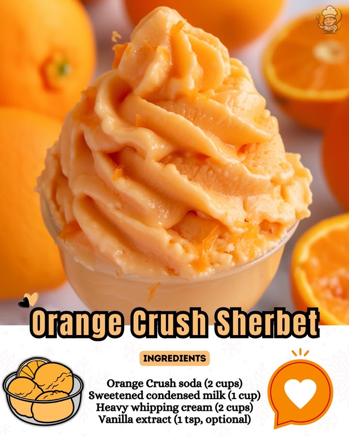 Orange Crush Sherbet