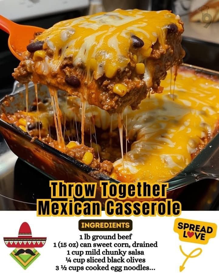 Throw Together Mexican Casserole 1 Throw Together Mexican Casserole