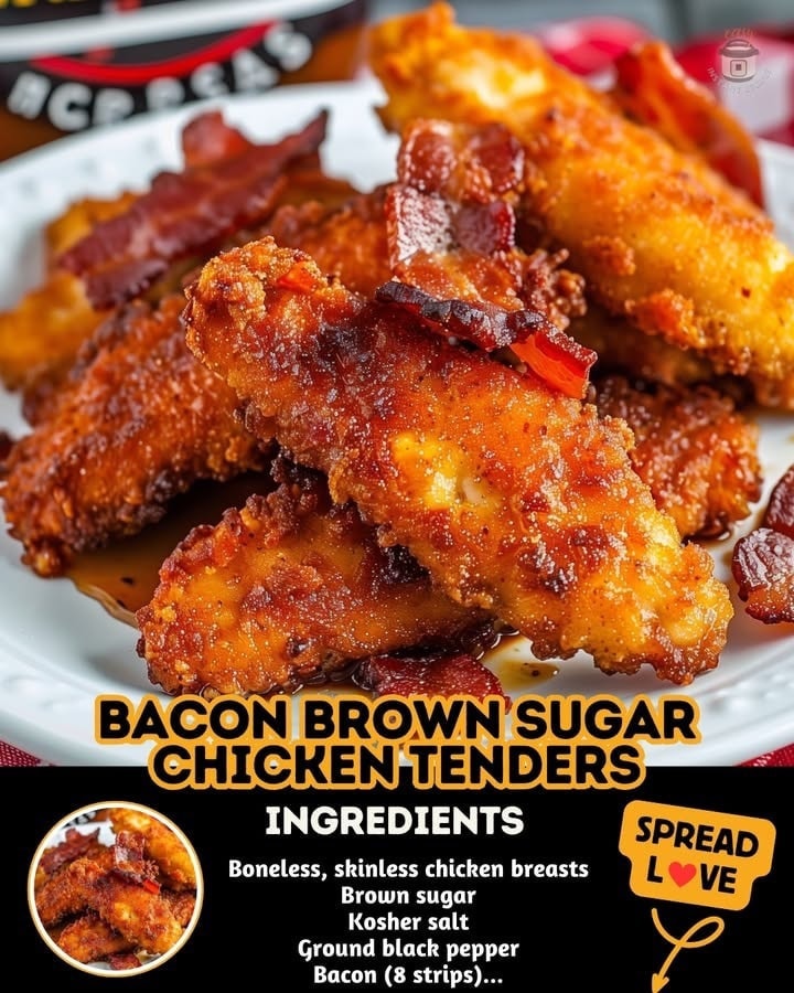 Bacon Brown Sugar Chicken Tenders 7 Bacon Brown Sugar Chicken Tenders 1