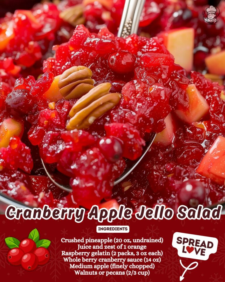 Cranberry Apple Jello Salad Easy Family Recipes
