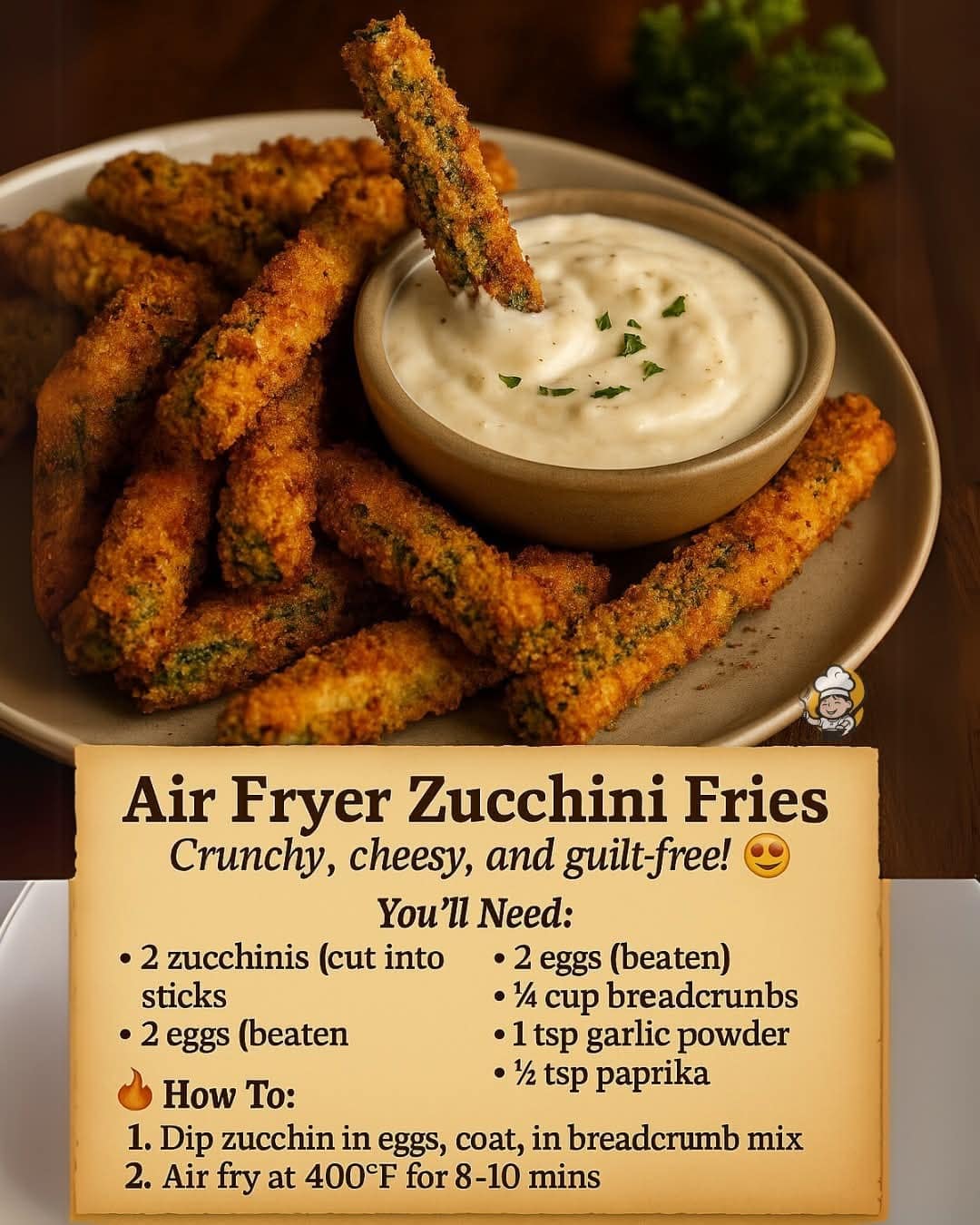 Air Fryer Zucchini Fries 1
