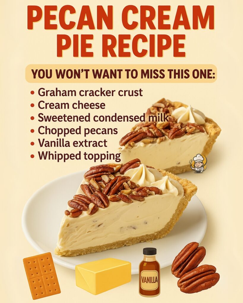 Pecan Cream Pie