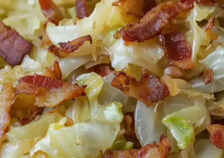 Classic Fried Cabbage With Bacon